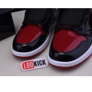 OG 1 Air High Patent Jordan Bred 555088-063 0809